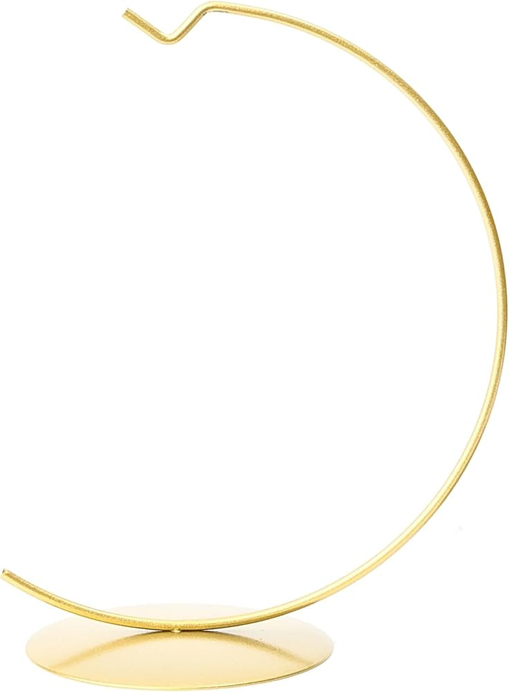 Glass Ornament Display Stand Holder 7 inch Tall Simple Round Hanger Hook for Glass Ball Ornaments... | Amazon (US)