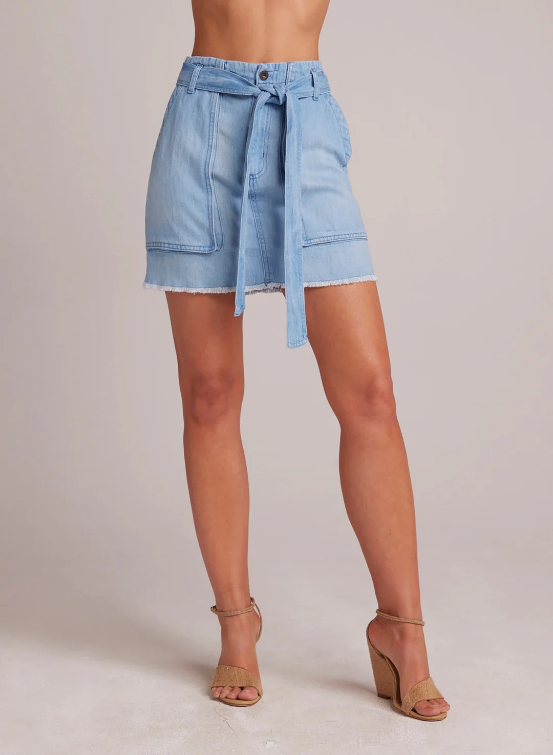 Sunny Utility Skirt with Sash - Coastal Wash | Bella Dahl