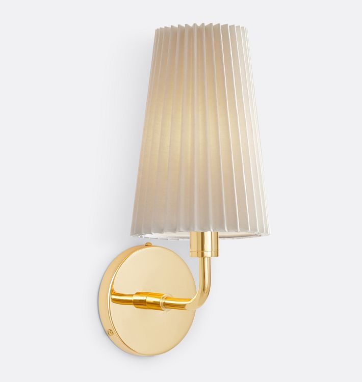 Ansel Single Sconce with Shade | Rejuvenation
