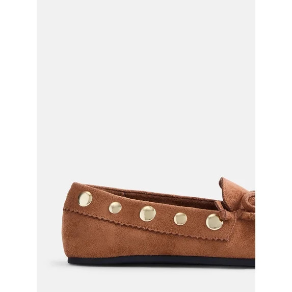 Scenario Women's Studded Moccasin Flats | Walmart (US)