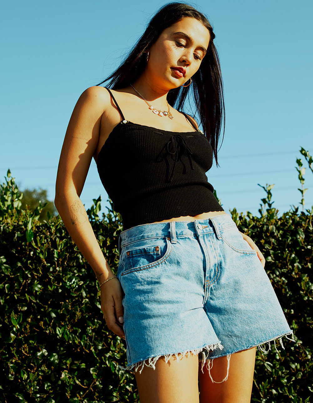 RSQ Womens Low Rise Baggy Carpenter Shorts | Tillys