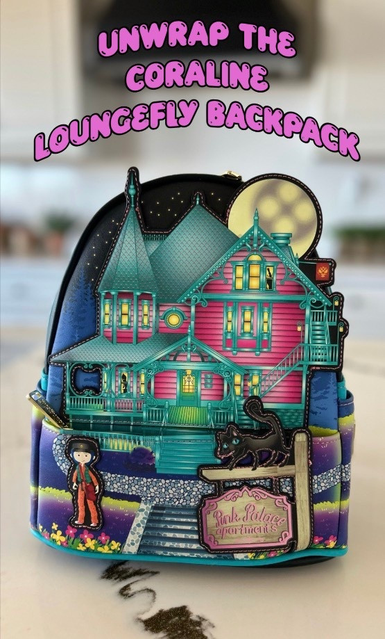 Obsessed is an understatement 💙✨

This Coraline Loungefly backpack is straight out of a dreamy (slightly spooky) fairytale and I cannot get over the details 😭 From the glowing windows of the Pink Palace to the cutest little black cat moment… she is everything.

Perfect for park days, fall outfits, or just living your main character life 🗝️🌙

#LTKfinds #LTKstyle #Loungefly #Coraline #SpookyCute #FallAccessories #DisneyStyle #StatementBag #PopCultureStyle