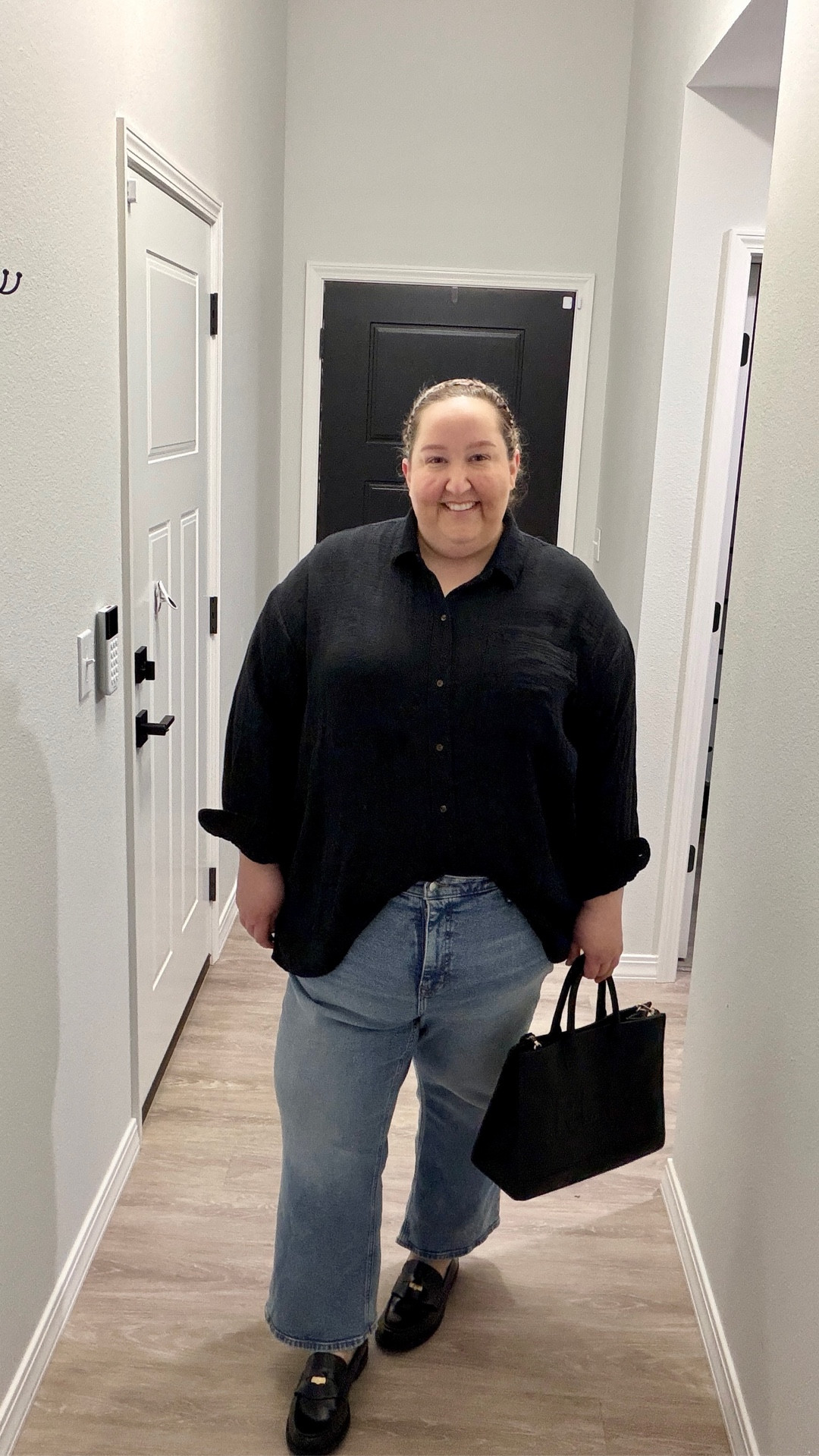 My favorite accessories that I think Carolyn Bessette-Kennedy would have worn: black penny loafers, black oval sunglasses, and a structured black handbag. 

Are you as obsessed with Love Story as me? They were the perfect 90s couple! 

#rebekahelizstyle #plussizefashion 

#LTKPlusSize #LTKootd #LTKstorytime