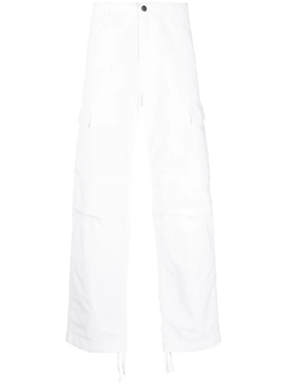 Carhartt WIP multi-pocket Cotton Cargo Pants  | White | FARFETCH | Farfetch Global
