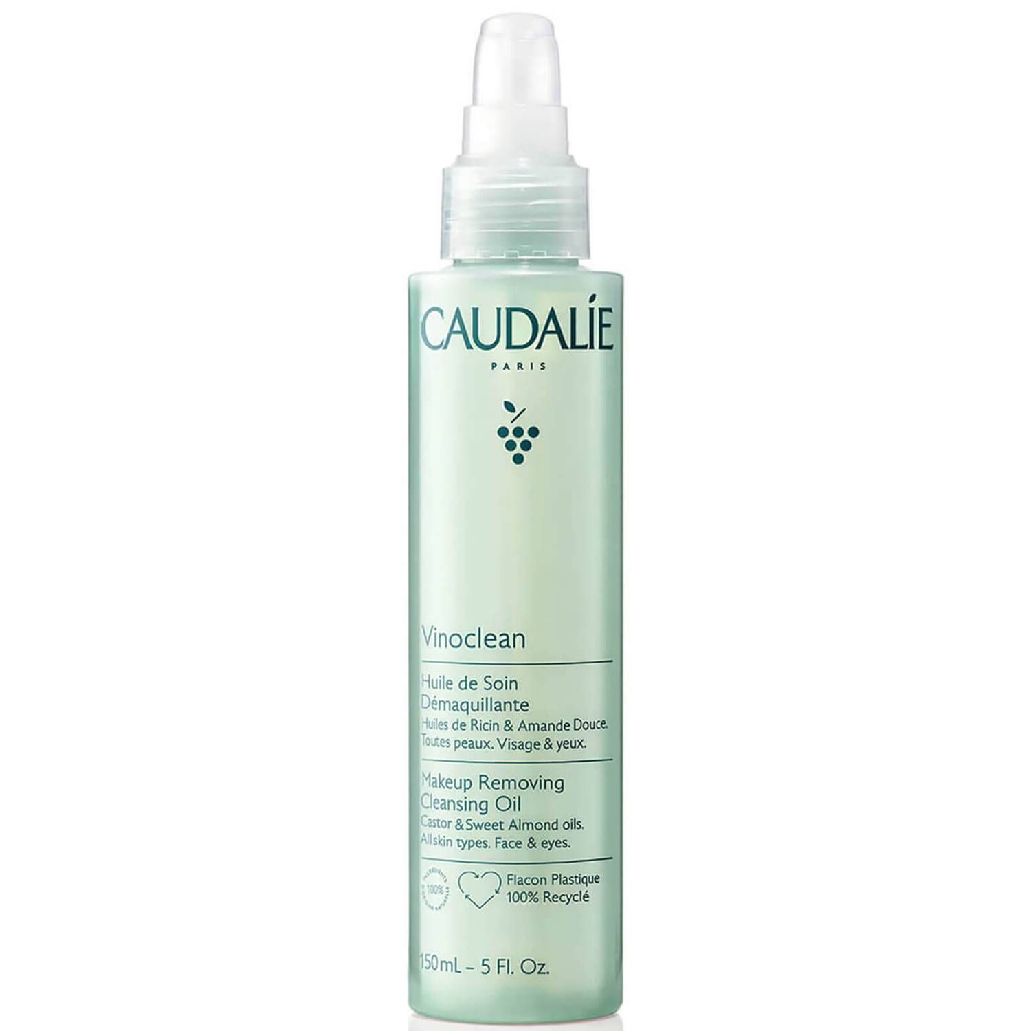 Caudalie Vinoclean Makeup Removing Cleansing Oil 150ml | Look Fantastic (ROW)