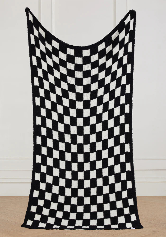 3D Checkered Buttery Blanket- Small Check | The Styled Collection