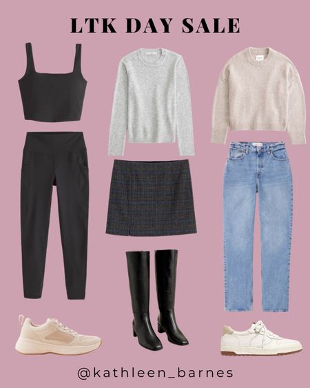 Fall and winter finds part of the LTK sale! From mini skirts, to jeans, sweaters, sneakers, knee high boots, athleisure— so many good finds from Abercrombie and Madewell! 

#LTKSale #LTKshoecrush #LTKfindsunder100