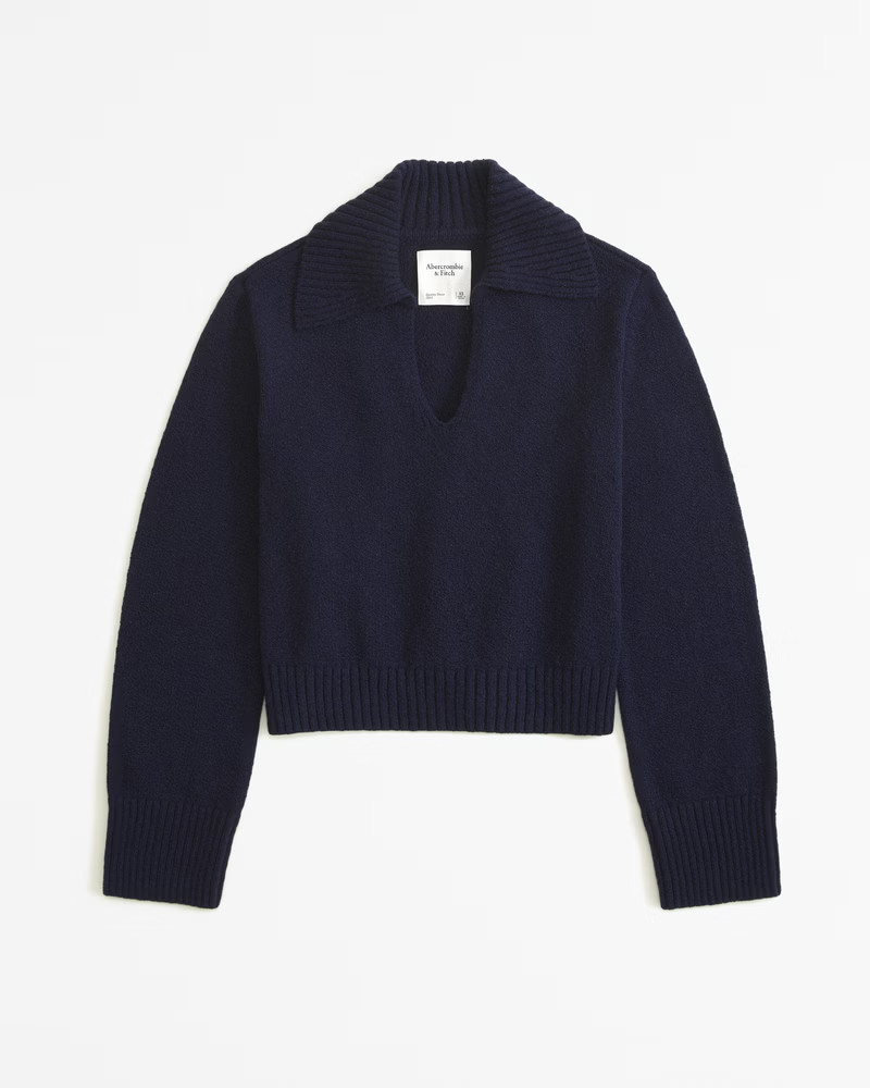 Notch-Neck Sweater | Abercrombie & Fitch (US)