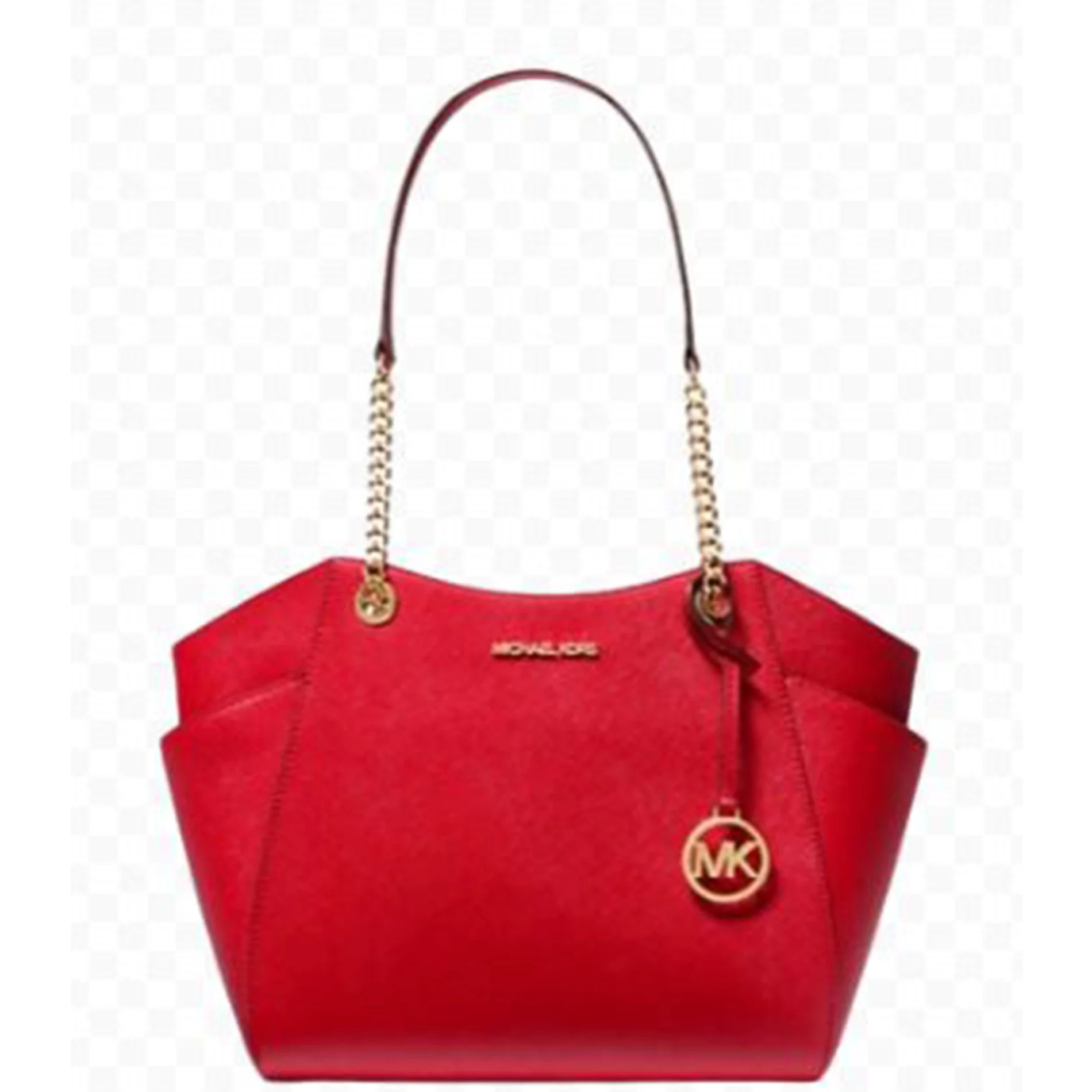 Michael Kors Women’s Jet Set Large Saffiano Leather Shoulder Bag, Bright Red | Walmart (US)