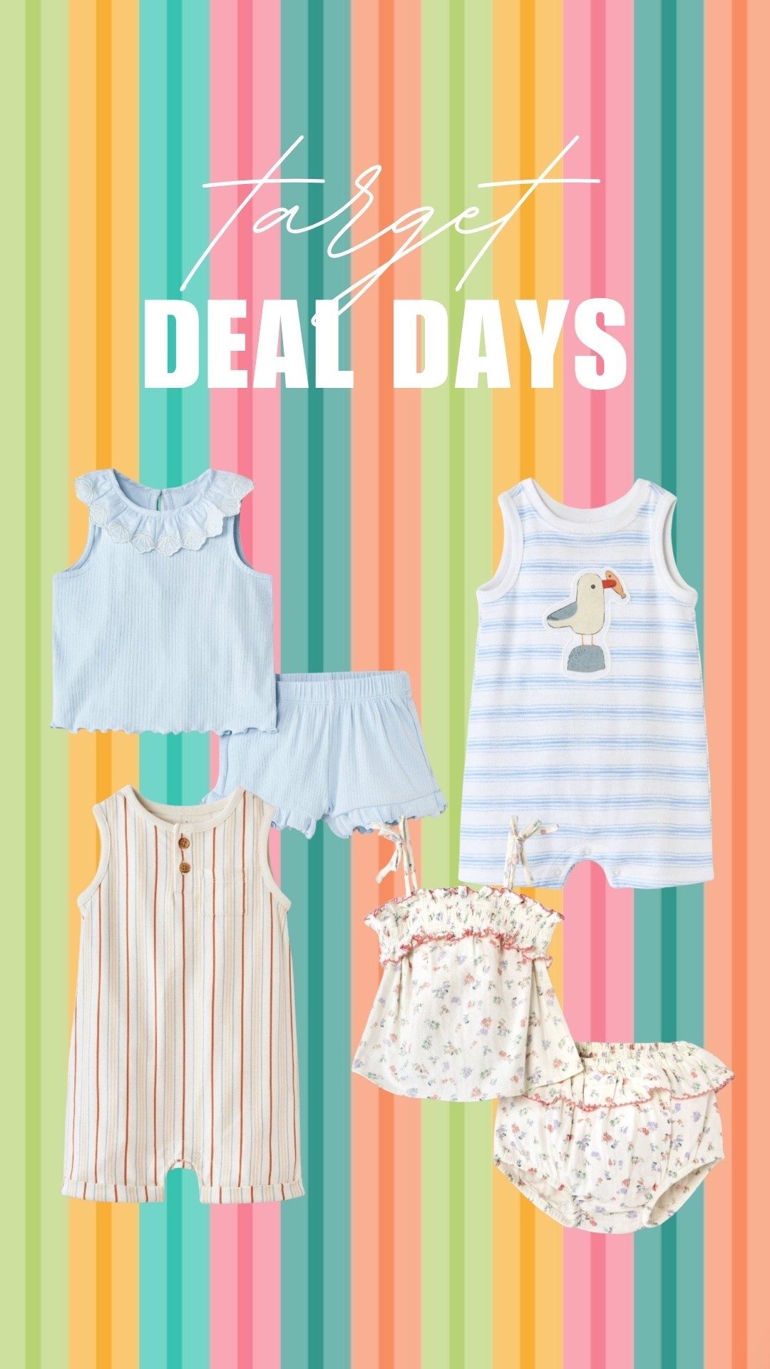 Great baby clothes deals at target! #baby #babysale #target #targetsale

#LTKSeasonal #LTKSaleAlert #LTKBaby