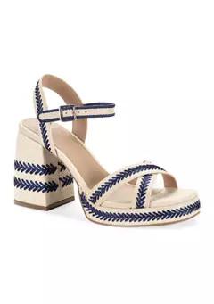 Crown & Ivy™ Carlita Trimmed Sandals | Belk