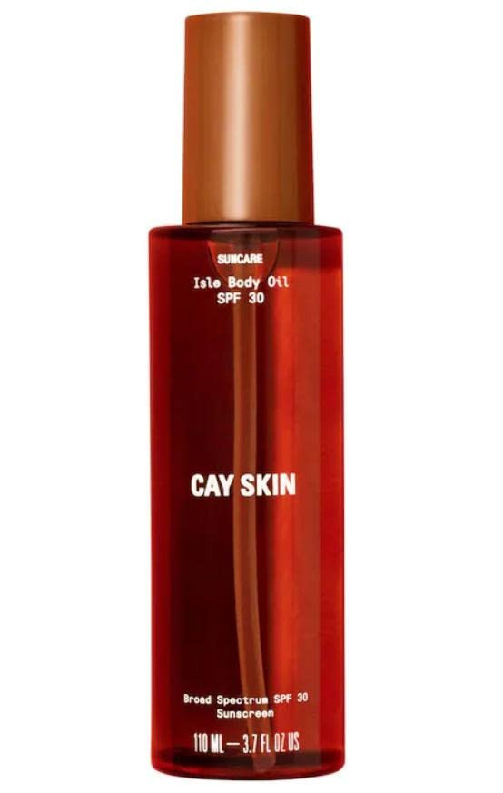 CAY SKIN Isle Body Oil with SPF 30 and Squalane, Clear (PFGTM284) | Amazon (US)