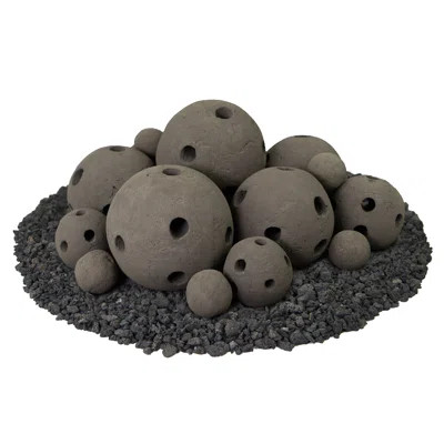Hollow Ceramic 18 Piece Fire Ball Set | Wayfair North America