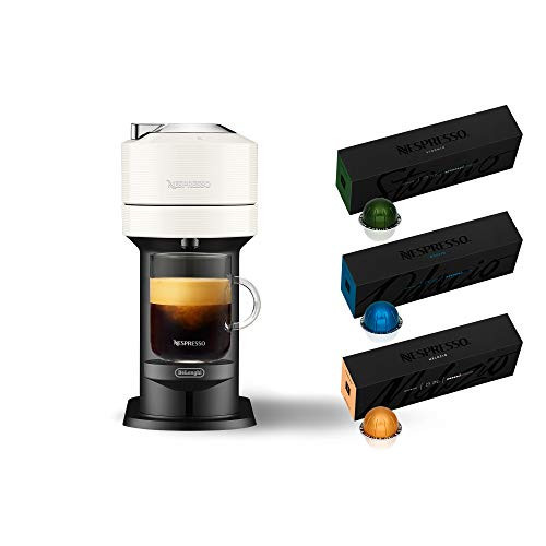 Nespresso Vertuo Next Coffee and Espresso Machine by De'Longhi, White, Compact, One Touch to Brew, Single-Serve Coffee Maker and Espresso Machine | Amazon (US)