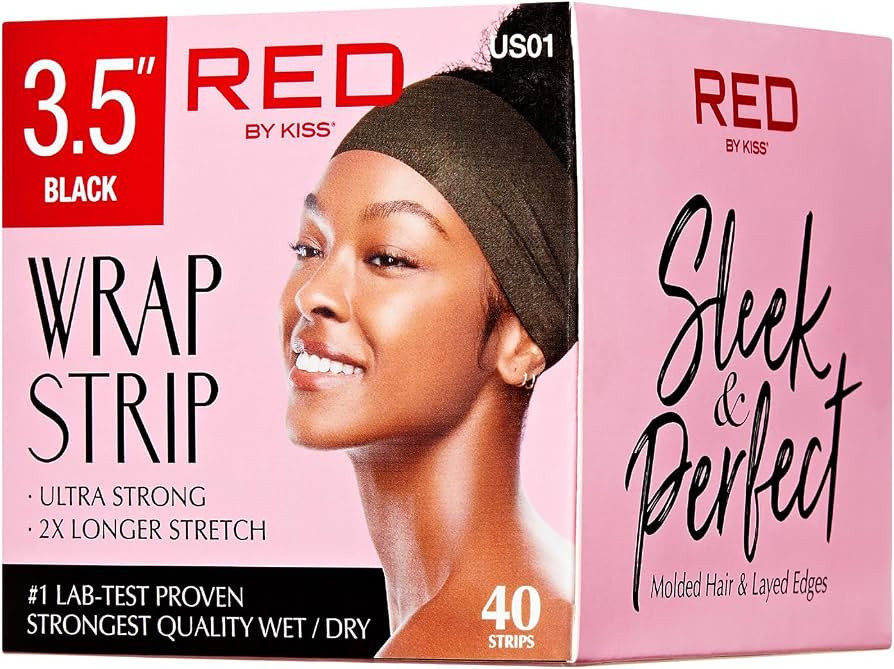 Red by Kiss Wrap Strip, Ultra Strong 2X Longer Stretch, 44 Strips Lab-Test Proven Strongest Quali... | Amazon (US)