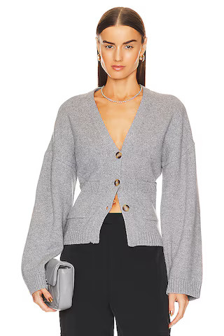 Helsa Sanna Cardigan in Heather Grey from Revolve.com | Revolve Clothing (Global)