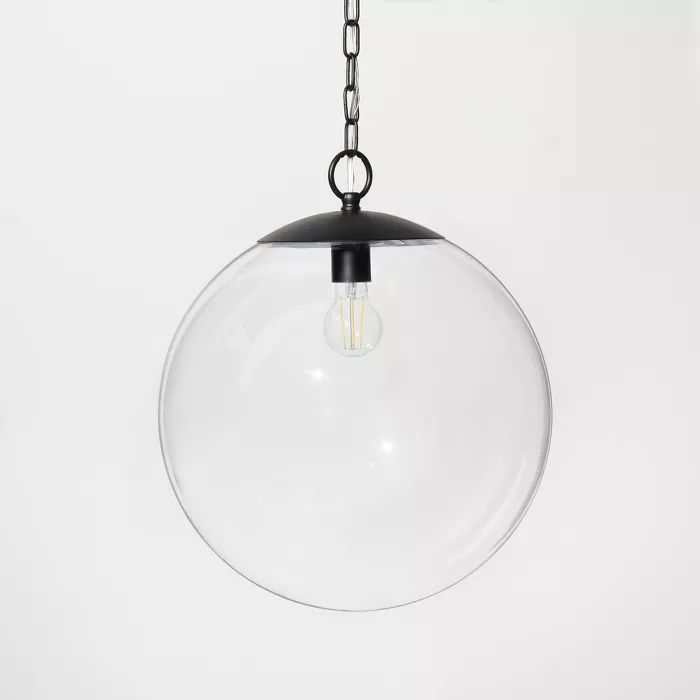 Glass Ceiling Pendant Black - Threshold™ designed with Studio McGee | Target