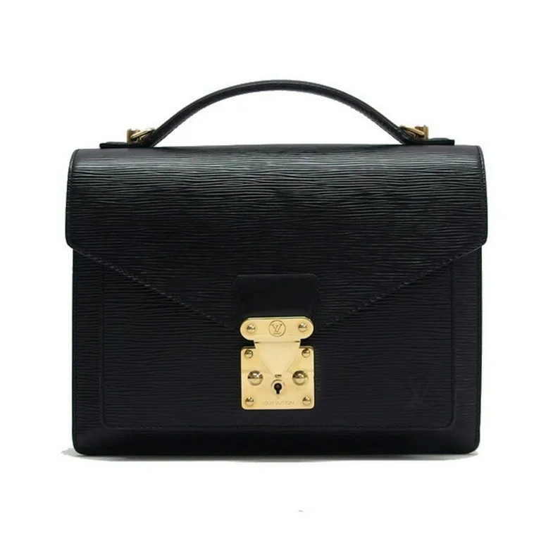Pre-Owned Louis Vuitton Epi Monceau Handbag Noir (Black) M52122 (Good) - Walmart.com | Walmart (US)