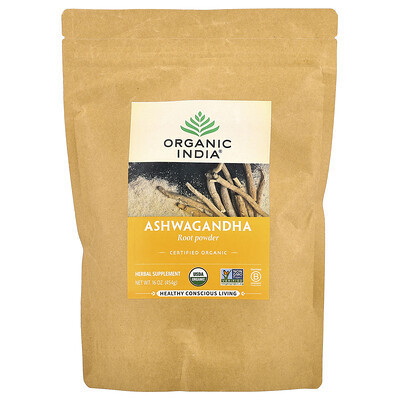 Organic India, Ashwagandha Root Powder, 16 oz (454 g) | iHerb