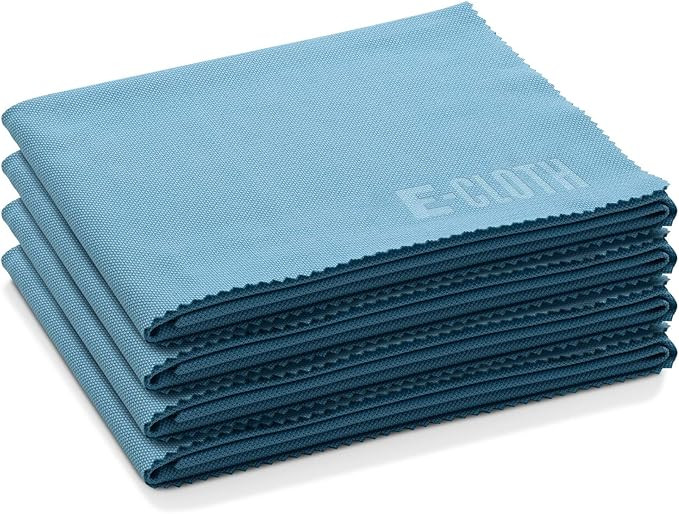 E-Cloth 4-Pack Glass Polishing Cloth - Sustainable Microfiber Glass Cleaning Cloth Set, Window an... | Amazon (US)