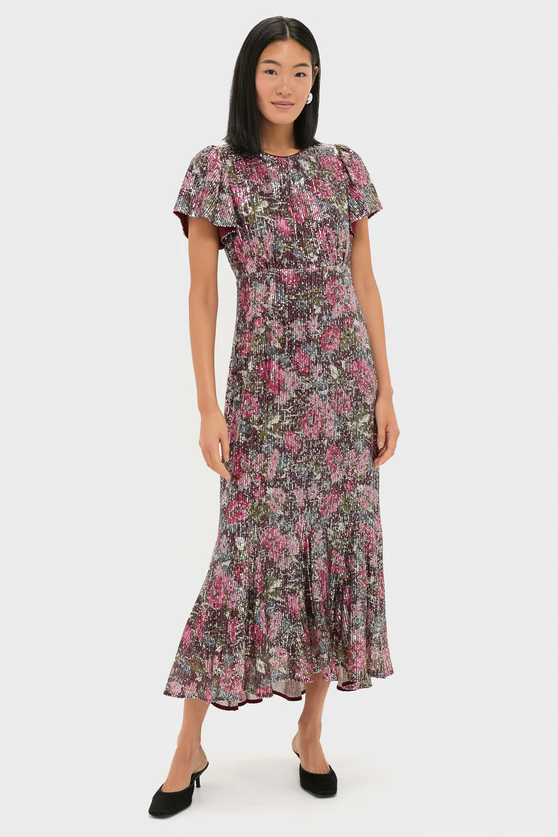 Floral Sequin Elodie Dress | Tuckernuck (US)
