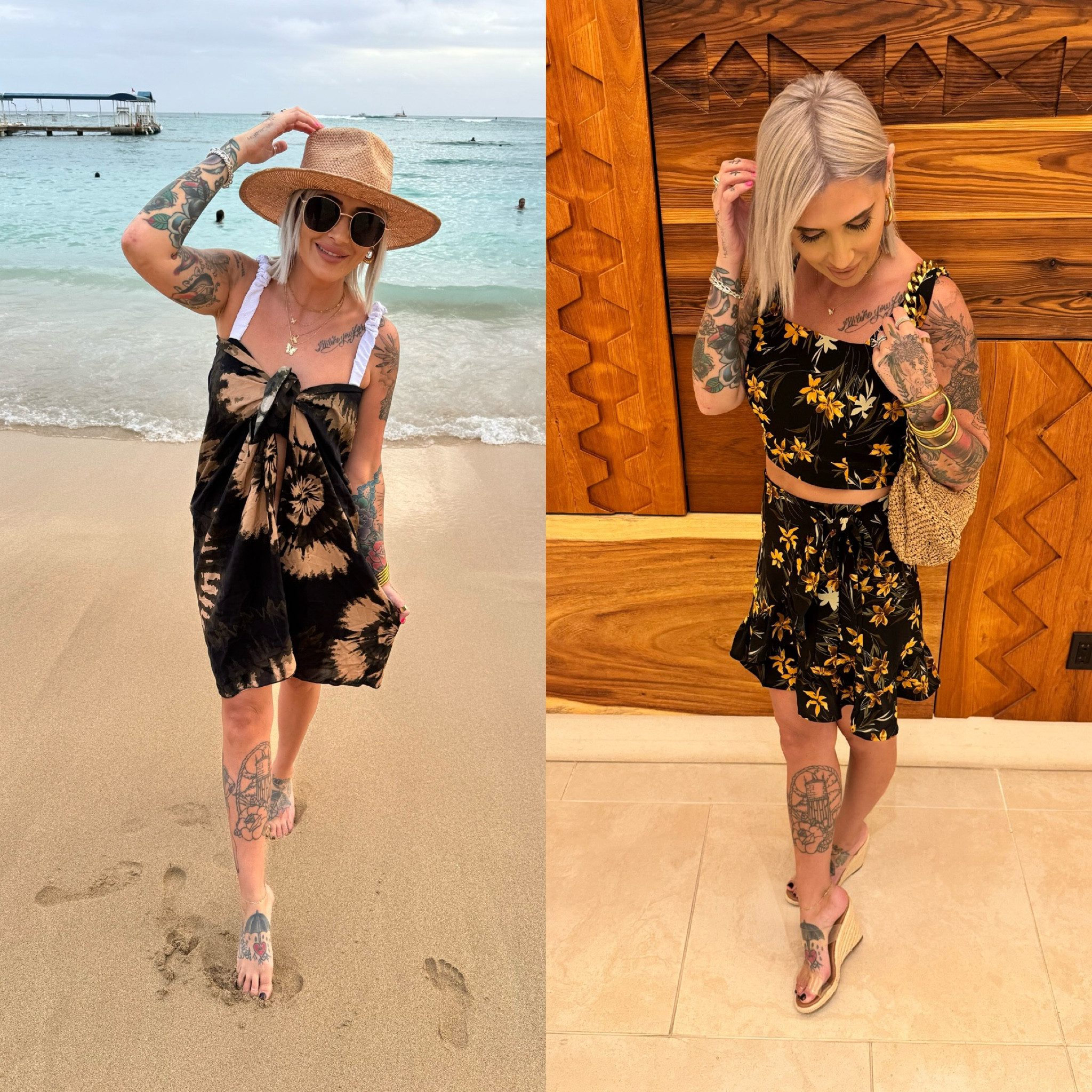 Hawaii day and night bikini 

#LTKover40 #LTKSeasonal #LTKmidsize