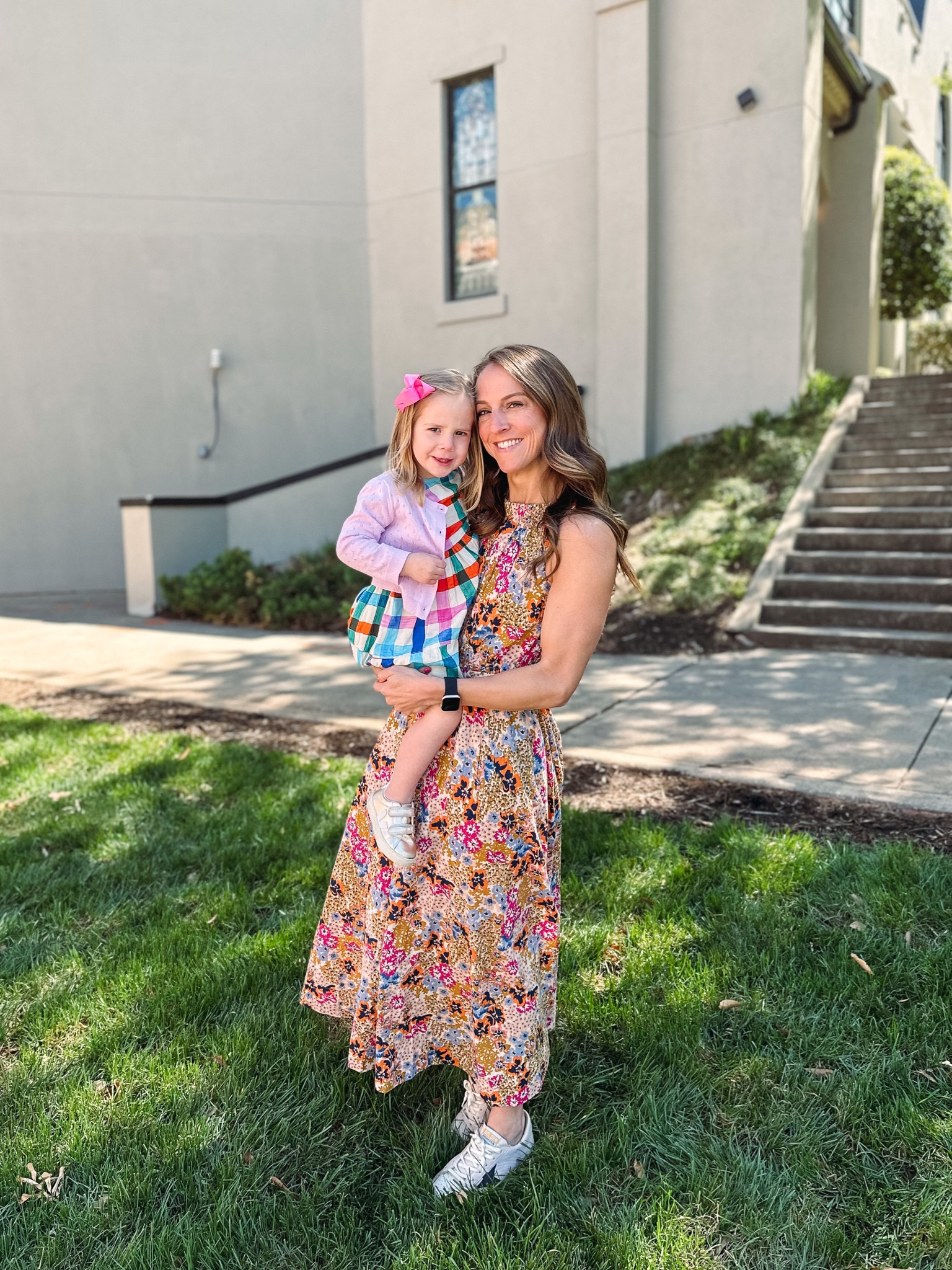 Sunday best with my girl for Easter 🐰