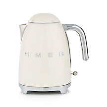 Smeg Cream Retro Electric Kettle + Reviews | Crate and Barrel | Crate & Barrel