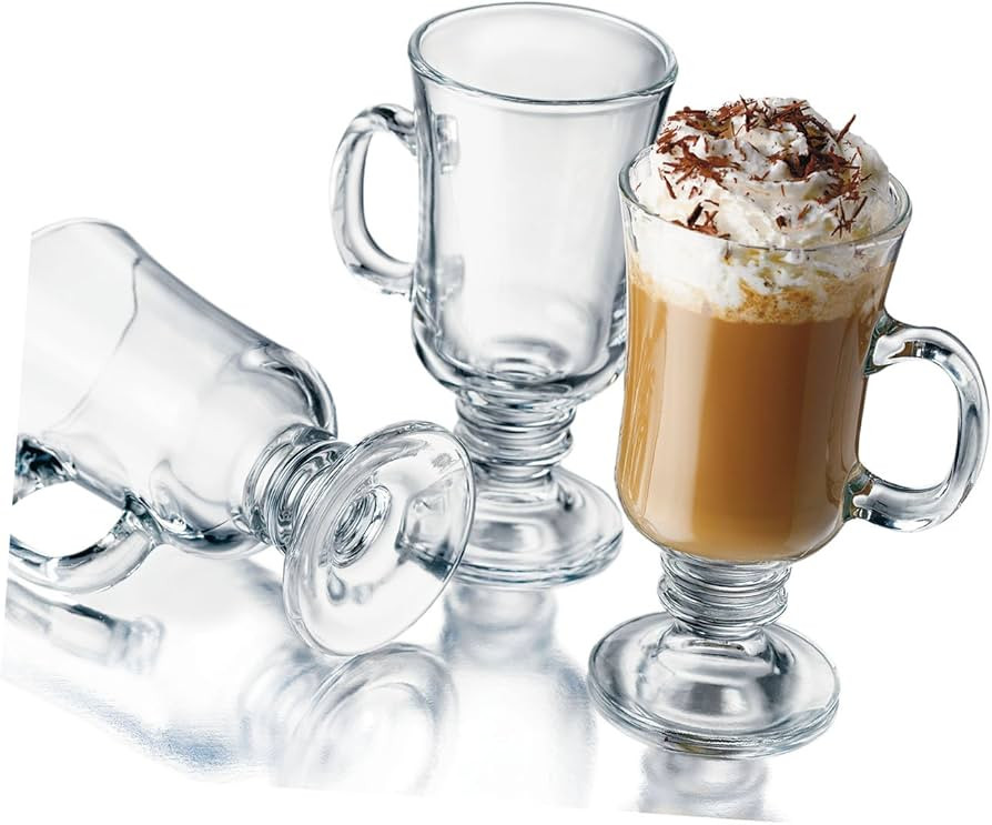 Libbey 8-1/2-Ounce Irish Coffee Mug, 4-Piece Set, 0.24liters | Amazon (US)