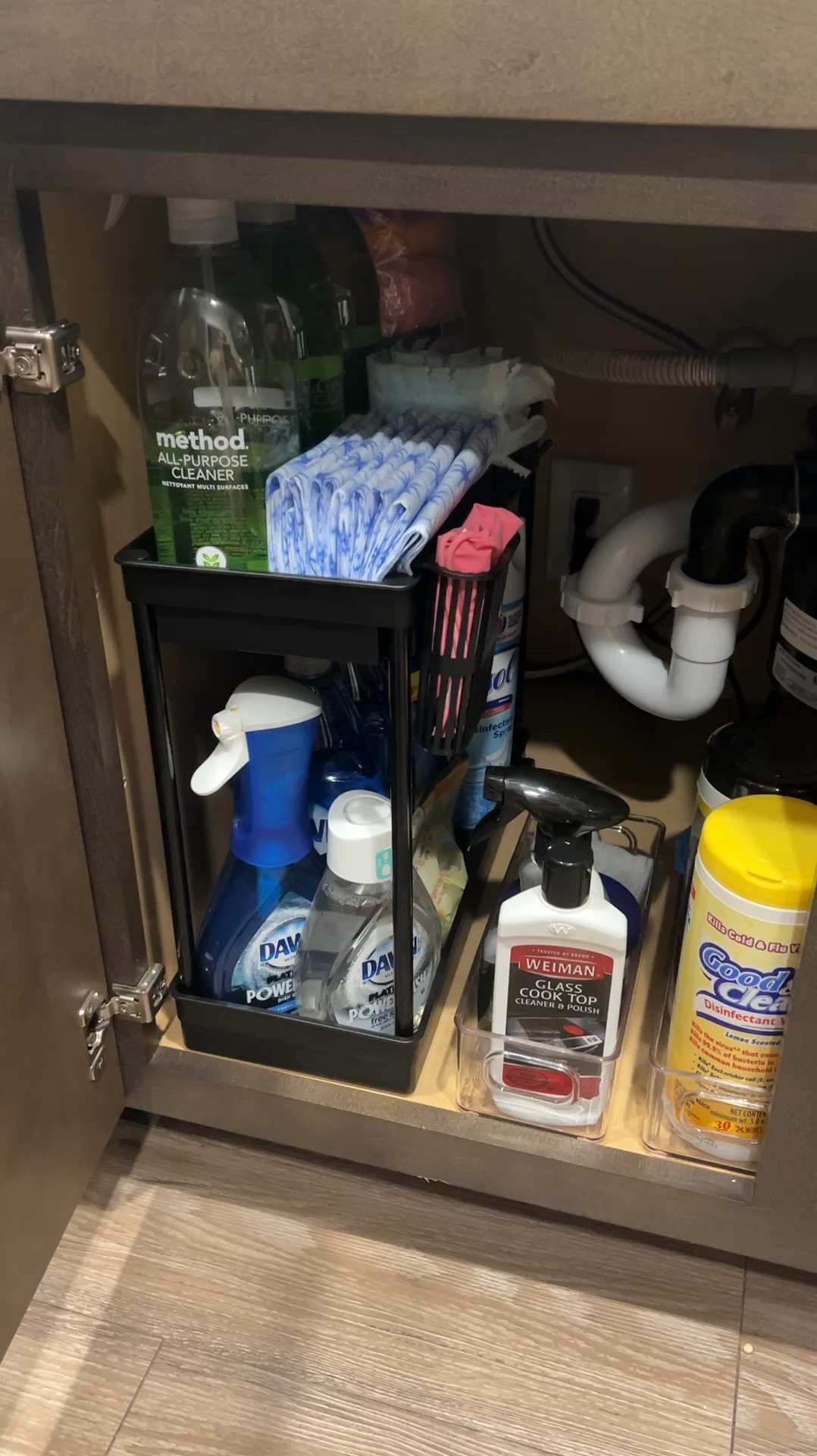 Under sink, simple storage organization!

#LTKFindsUnder50 #LTKHome