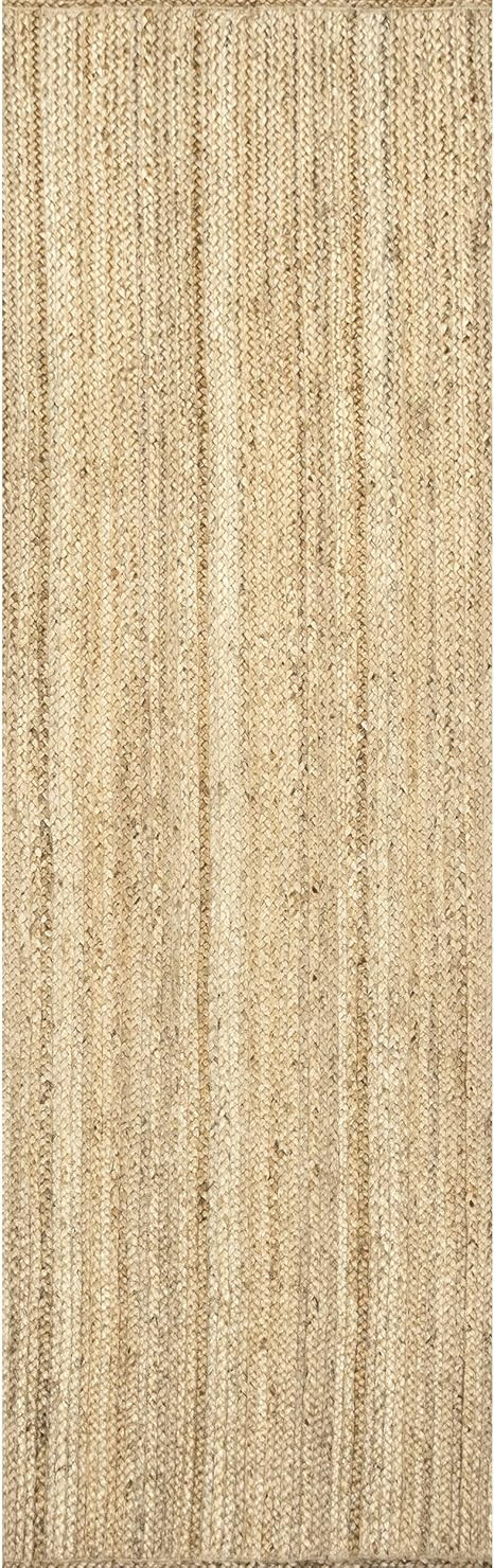 nuLOOM Rigo Hand woven Farmhouse Jute Area Rug | Amazon (US)