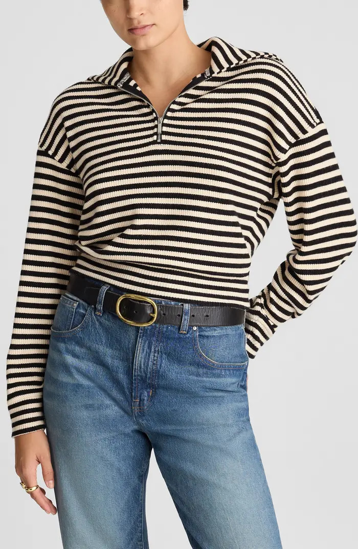 Stripe Half Zip Top | Nordstrom