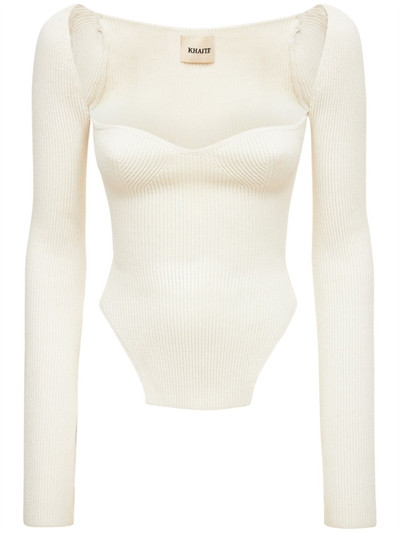 Maddy stretch rib knit top | Luisaviaroma