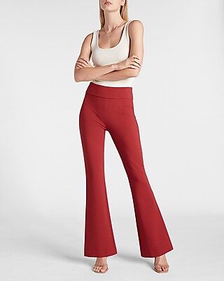 High Waisted Pull On Flare Pant | Express