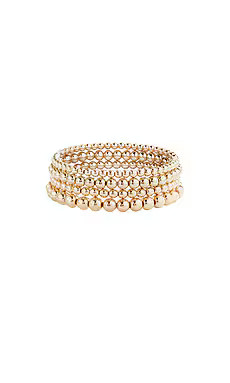 SHASHI Noor Bracelet Set in Gold from Revolve.com | Revolve Clothing (Global)