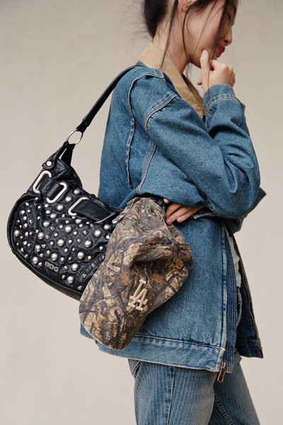 BDG Sonny Studded Faux Leather Shoulder Bag | Urban Outfitters (US and RoW)