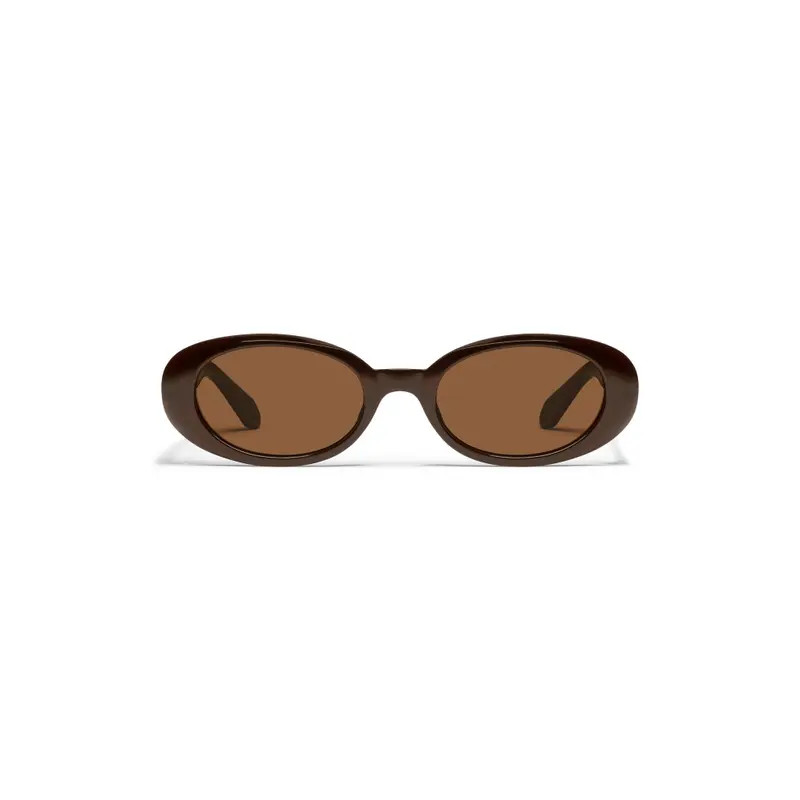 Quay Australia Felt Cute 52mm Gradient Small Oval Sunglasses in Mint/Smoke at Nordstrom | Nordstrom