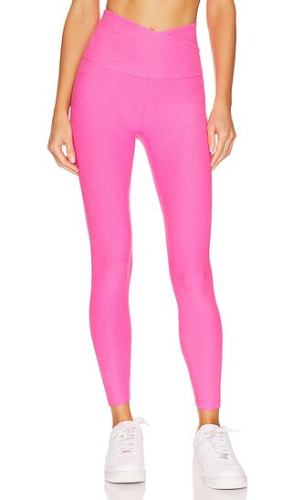 Beyond Yoga Spacedye At Your Leisure High Waisted Midi Legging in Pink. - size XS (also in L, M, S,  | Revolve Clothing (Global)