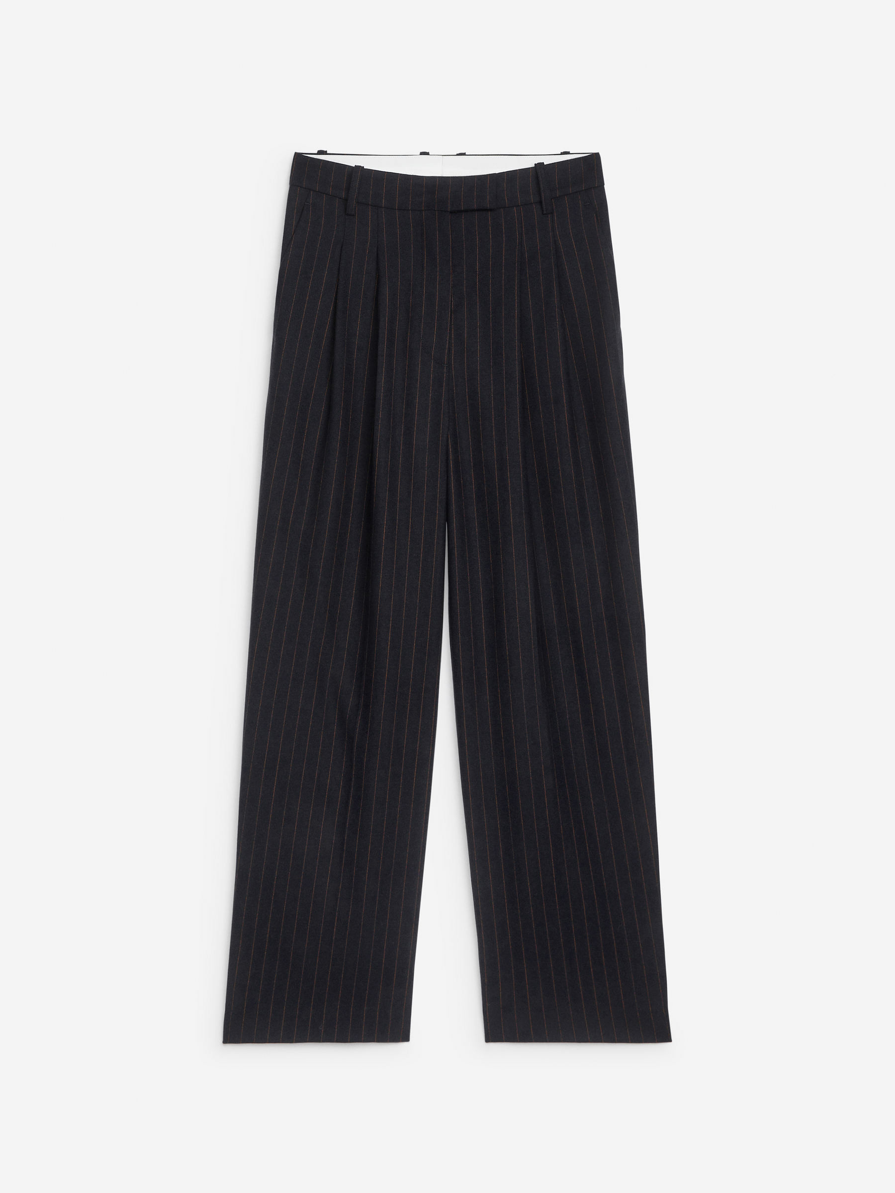 Relaxed Pleat Trousers – Dark Blue – Women – ARKET GB | Arket UK