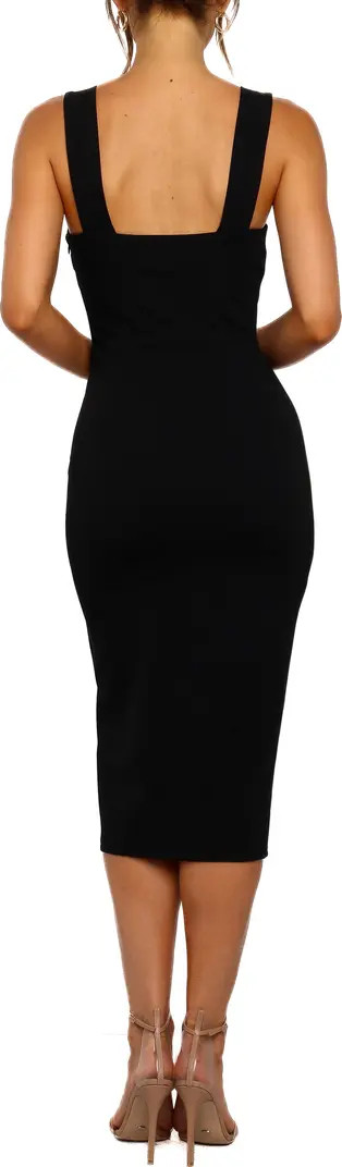 Hyatt Square Neck Sleeveless Midi Dress | Nordstrom
