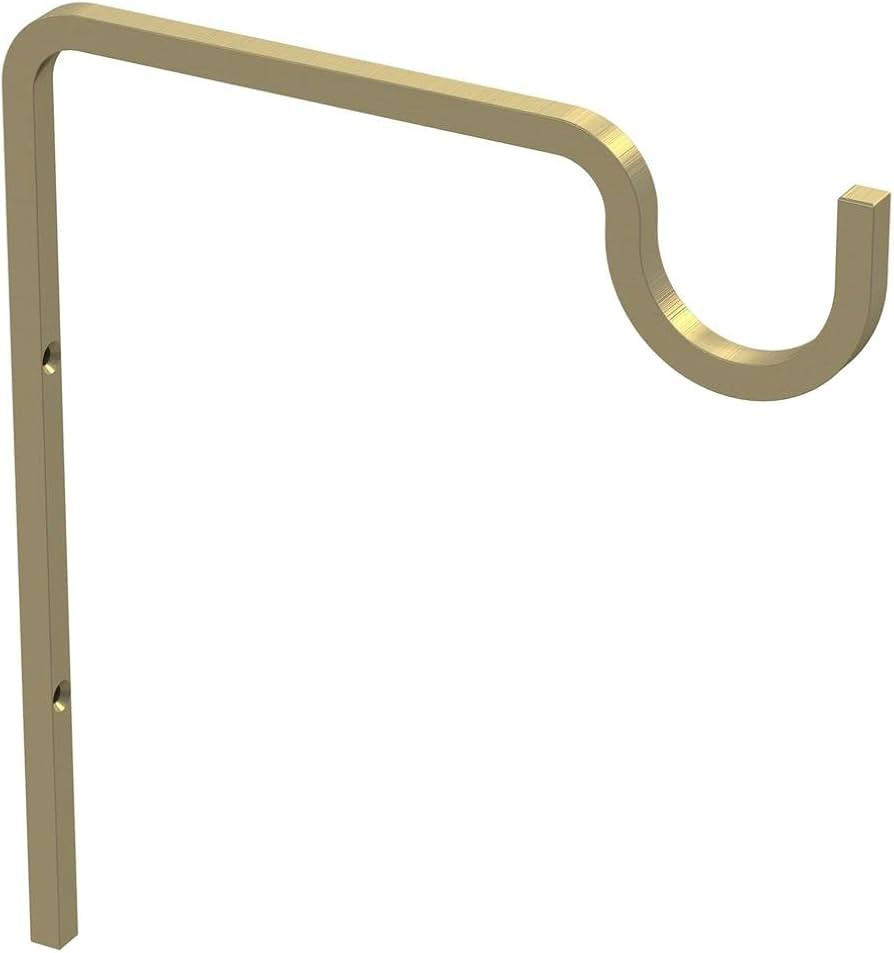 National Hardware N275-508 Extended Wall Hook, 9", Brushed Gold | Amazon (US)