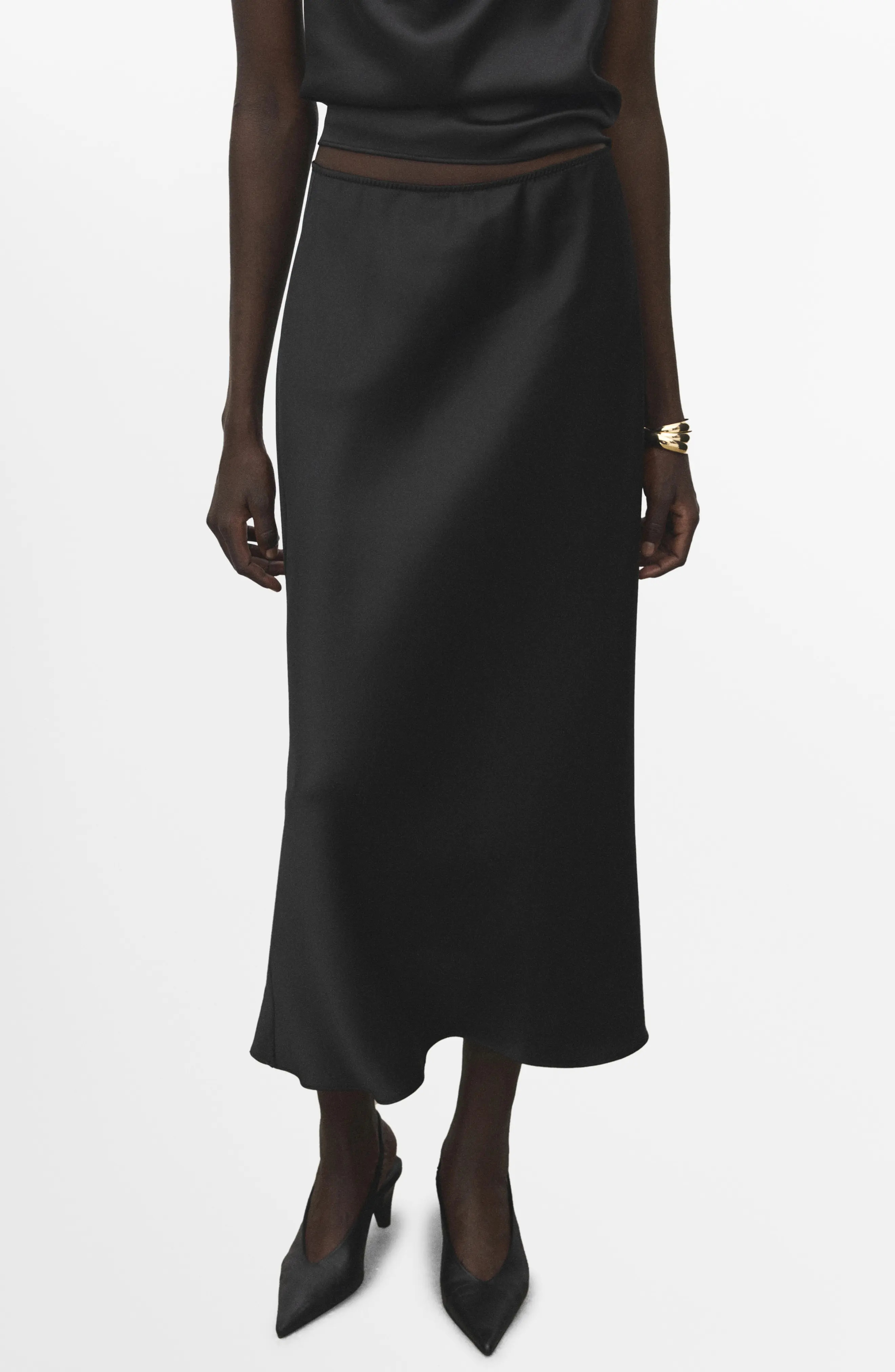 Satin Midi Skirt (Women) | Nordstrom | Nordstrom