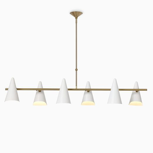 Coco Linear Chandelier (54") | West Elm (US)