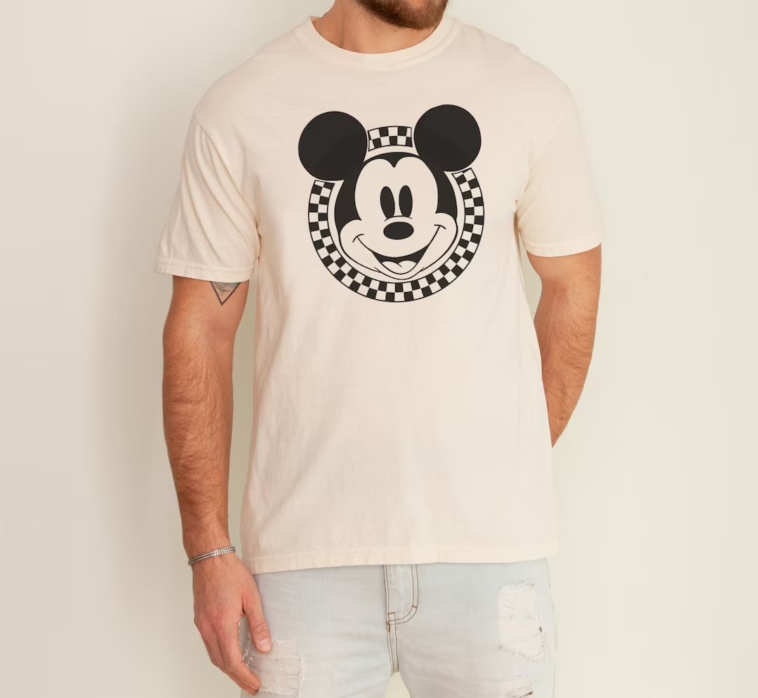 Mens Mickey Shirt Mens Disney Shirt Mens Mickey Comfort Colors Shirt - Etsy | Etsy (US)