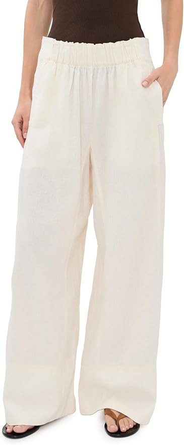 Free People Women's Days End Linen Pull On Pants | Amazon (US)