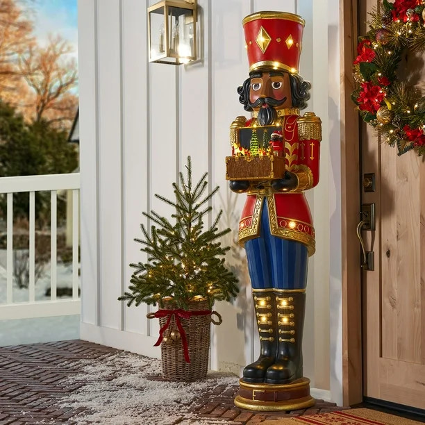 Member's Mark 6' Pre-Lit Grand Nutcracker with Music Box | Sam's Club