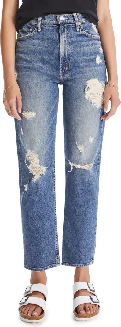 High Waist Study Hover Straight Leg Jeans | Nordstrom