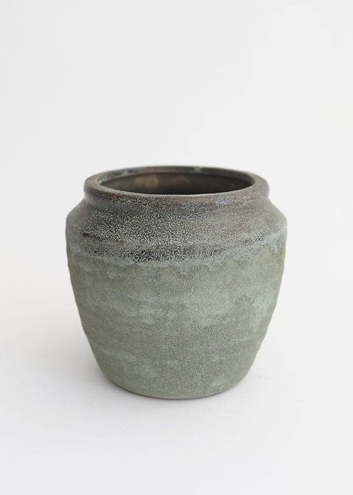 Earthy Ceramic Planter Pot - 6.25" - Wedding, Event and Home Decor | Amazon (US)