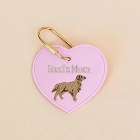 Dog Mom Heart Charm | Abbode