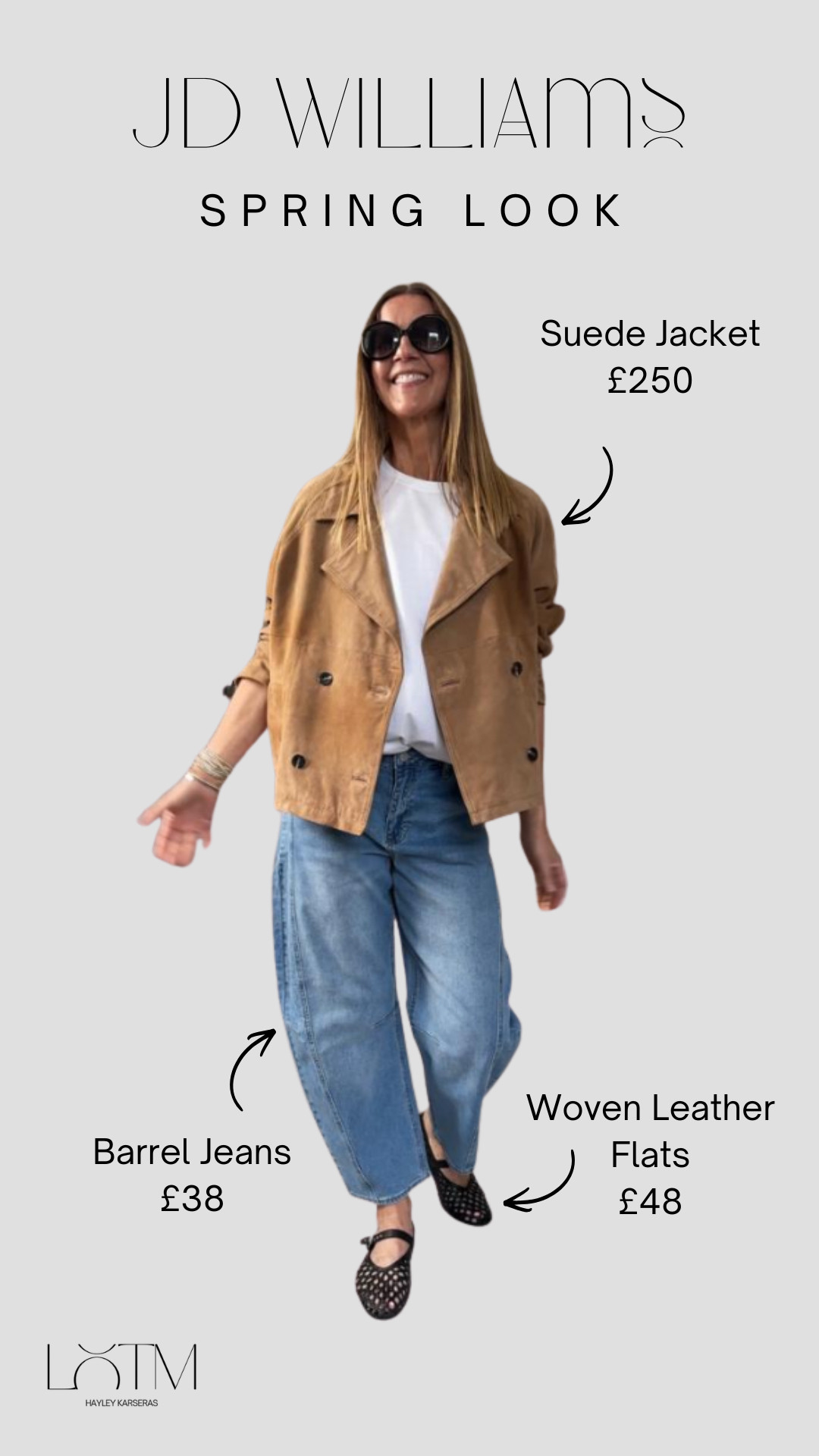 Absolutely loving this look for spring from JD Williams! This is what I am wearing today!! 
This suede coat may be prices but it is made from REAL SUEDE! The quality is incredible, and the colour is to die for!!!  

 #LTKuk #LTKspring #LTKstyletip